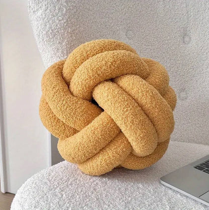 Fluffy Knot Throw Pillows