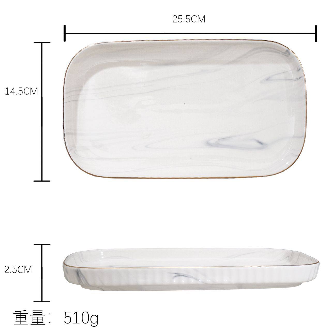 42pcs European Porcelain Dinner set