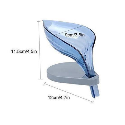 Acrylic Self draining leaf soap holder