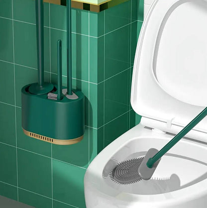 3-in-1 Wall mounted Toilet Brush Cleaning Set