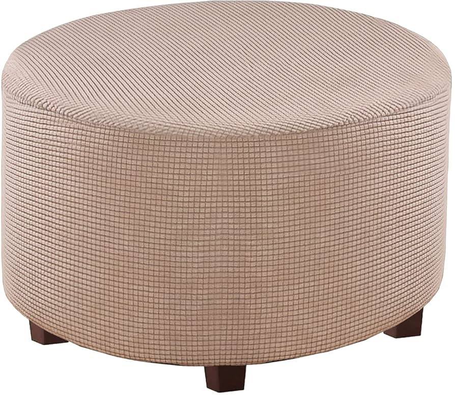 Round Ottoman covers