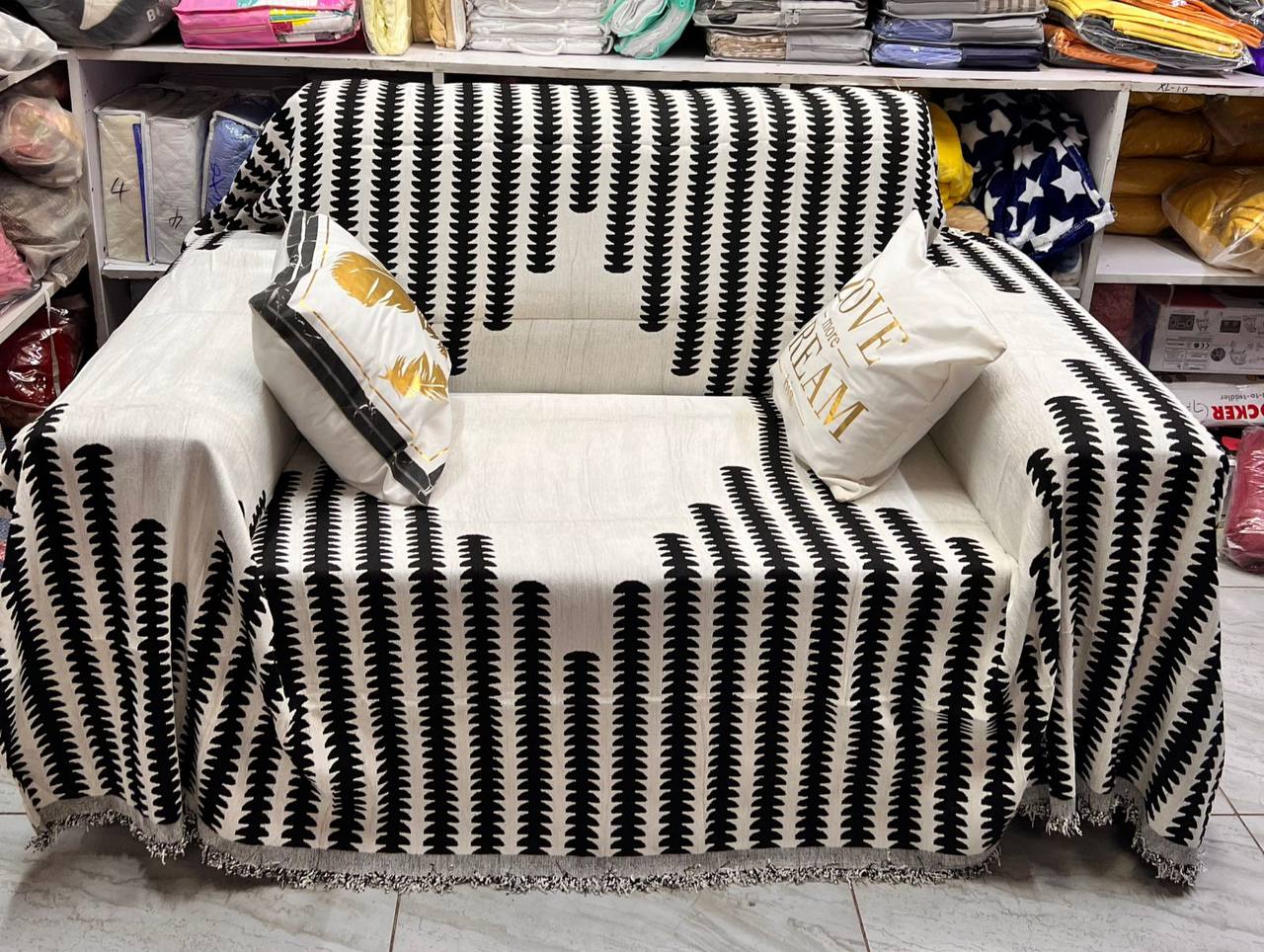 QUALITY CHENILLE COTTON SLIP SOFA COVERS