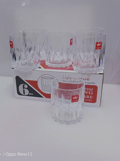 6pcs whiskey glasses set