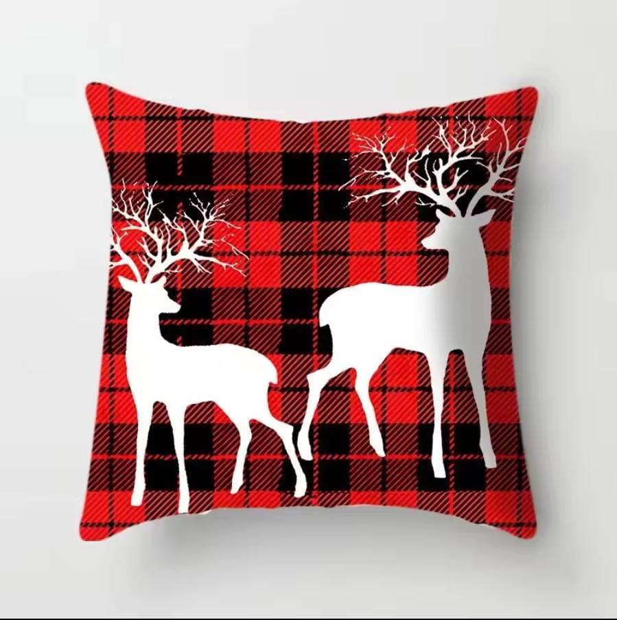 Christmas Pillow Covers (No Filler) for Christmas Decoration Throw Pillow Covers