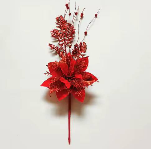 52 cm length Christmas decoration berry branch/ flower
Color; red
