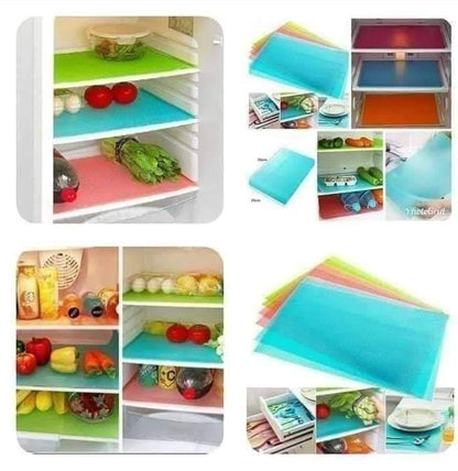 4pcs pvc fridge mats