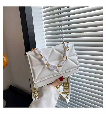 Mini Embossed Leather Sling Bag