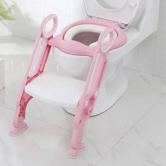 KIDS TRAINING TOILET SEAT TRAINER WITH PVC CUSHION/SOFT PAD