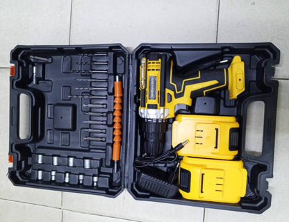 Rechargeable 21 V Cordless Screwdriver Set