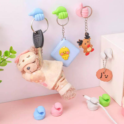 Self adhesive thumb hooks 
5 pieces