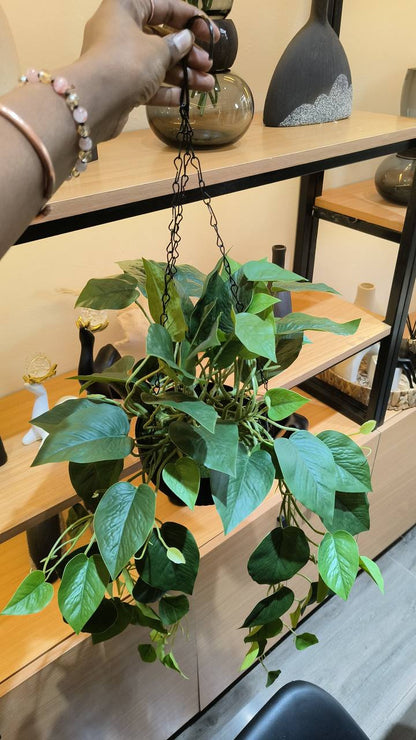Artificial Hanging Plant With Vases