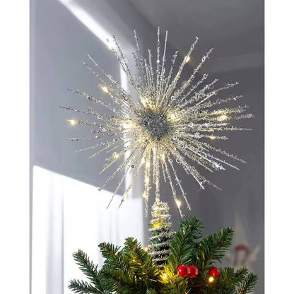 LED CRYSTAL TREE TOPPER  WITH LIGHT
