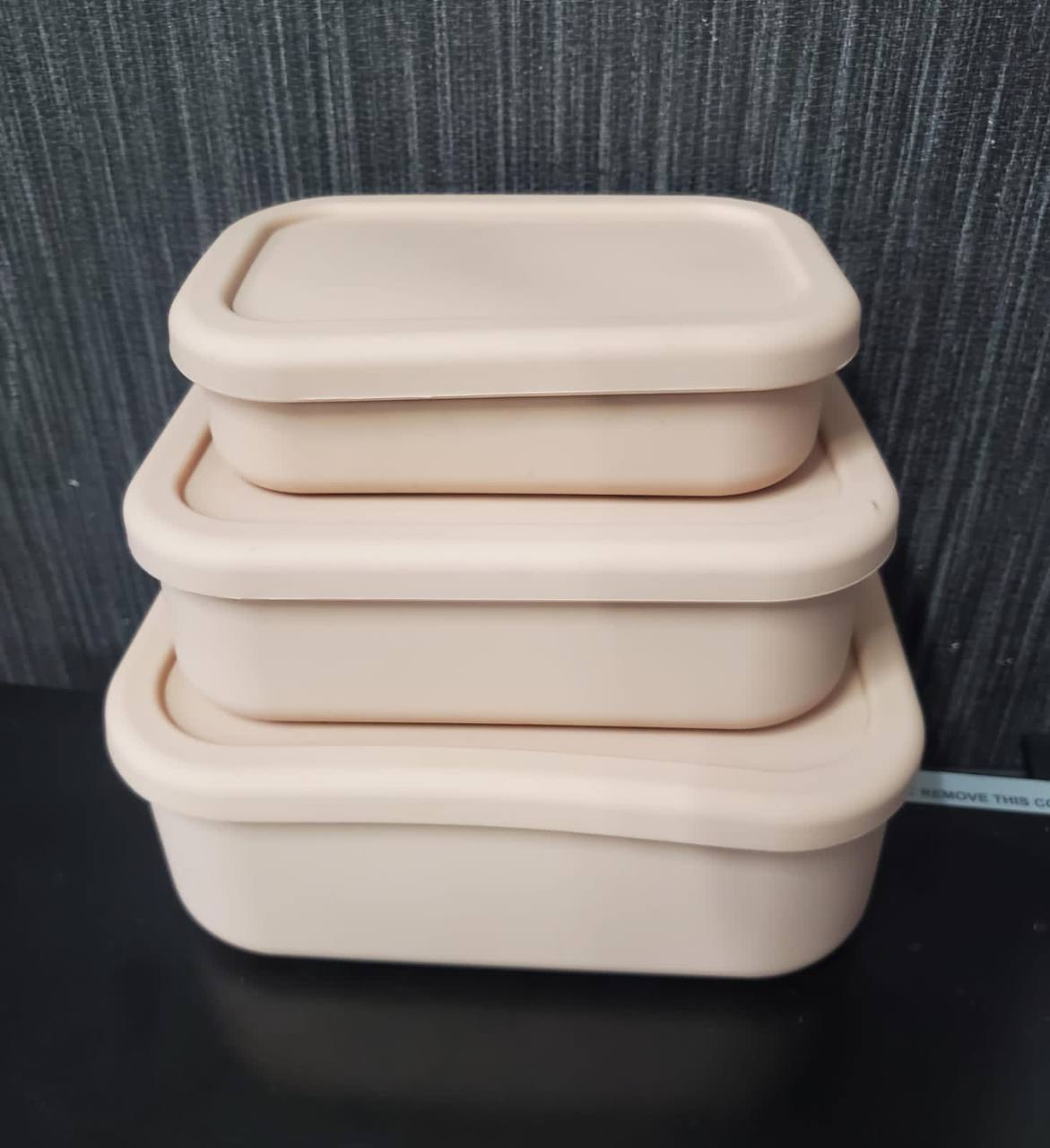Leak proof & Food grade Silicone Lunch box set