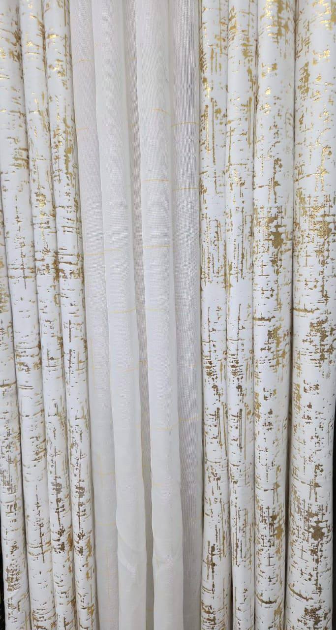 3 in 1 Curtains & Drapes Set