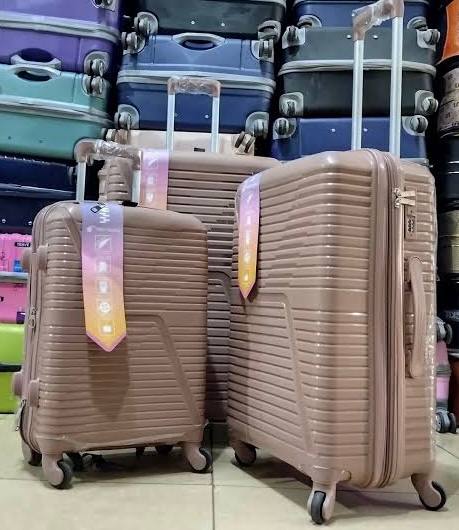 Unbreakable rubber suitcase  Pp 3-in-1  suitcase set
