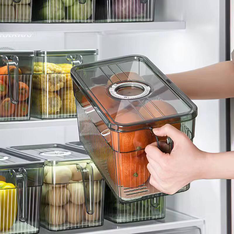 Timekeeping Stackable fridge /storage organizer