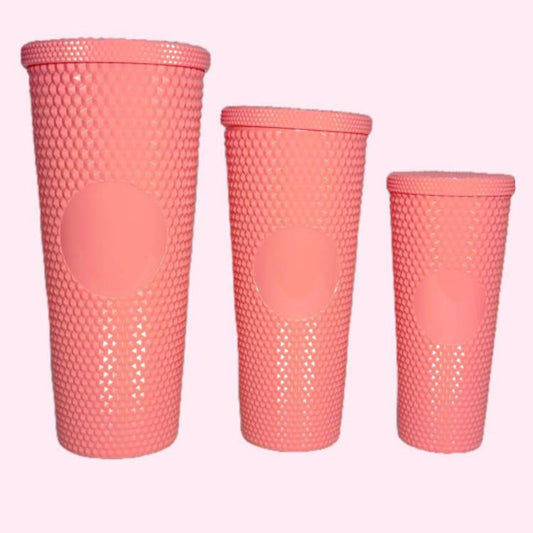 3in1 Starbucks studded tumbler set