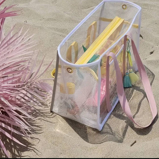 Large Capacity tote beach /swimming bag with zip