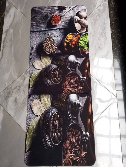 Both Sides Rubber kitchen Mats Set