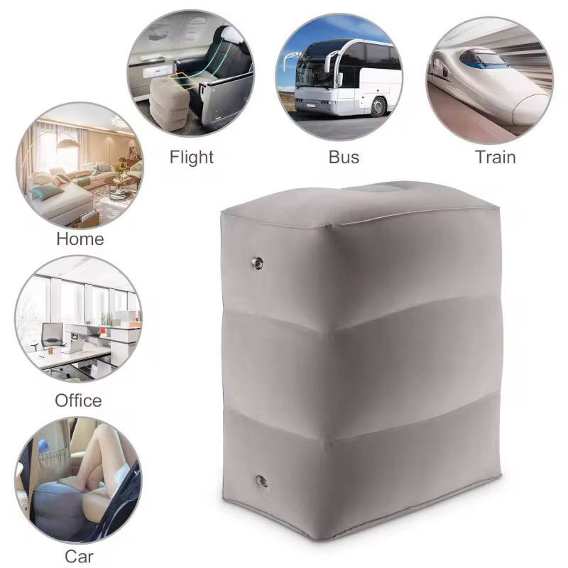 Inflatable poofs /foot rest stool.