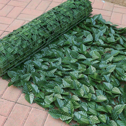 Realistic Green privacy fence