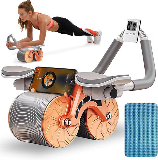 4 elbow pad automatic rebound healthy abdominal wheel .