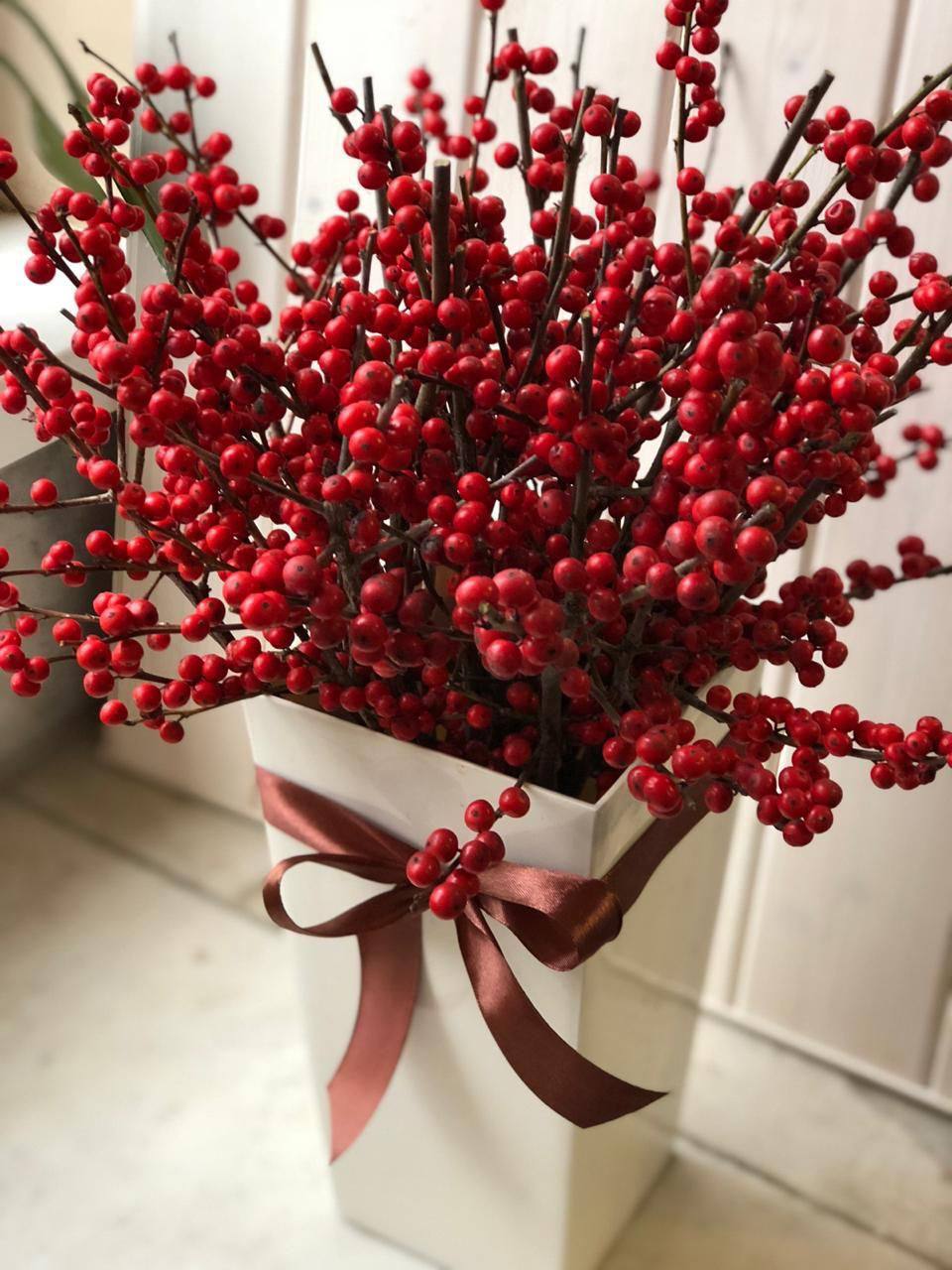 10pc Christmas Decor berry branches
