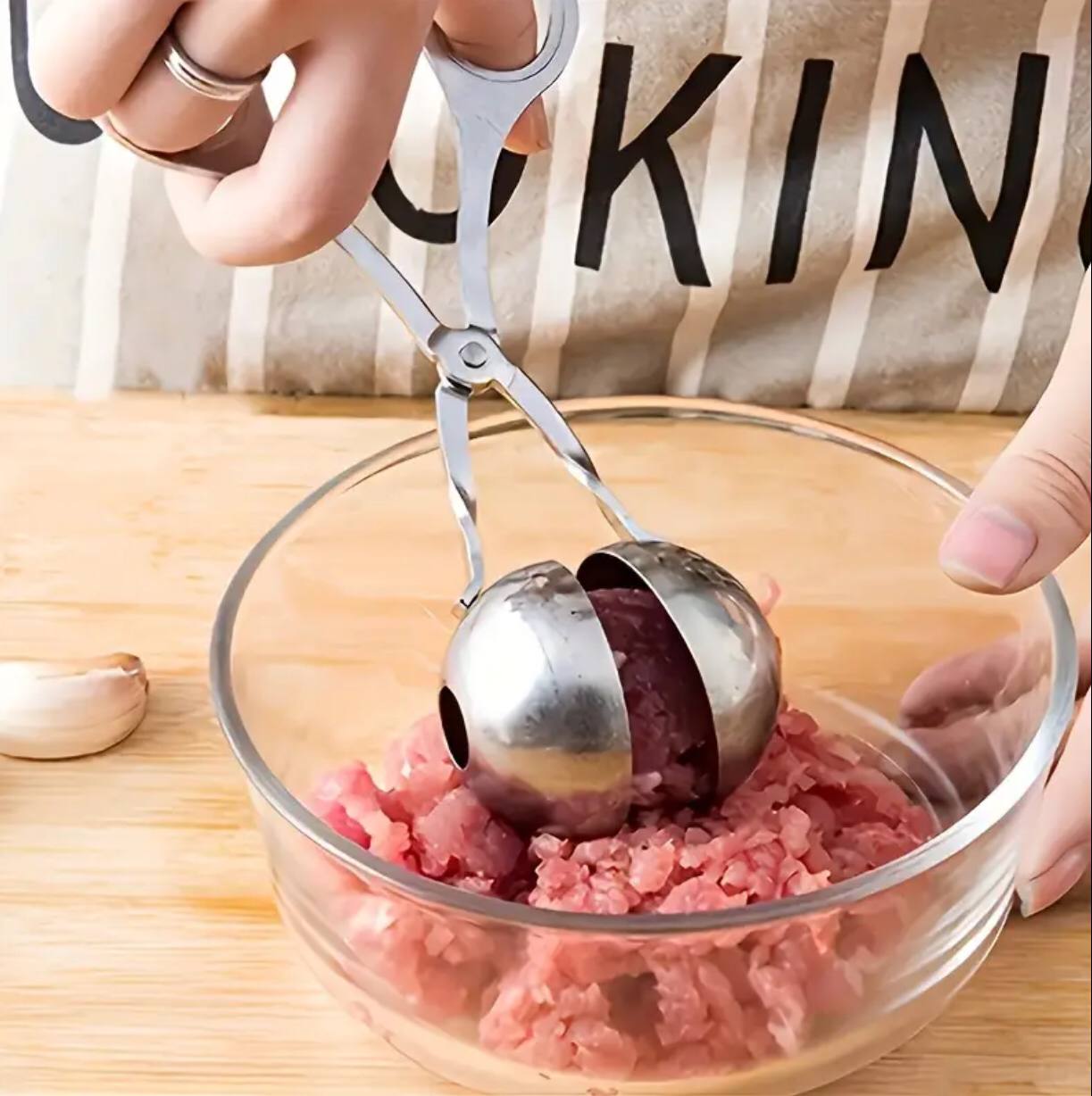 Stainless steel Meatball Maker 
Large
