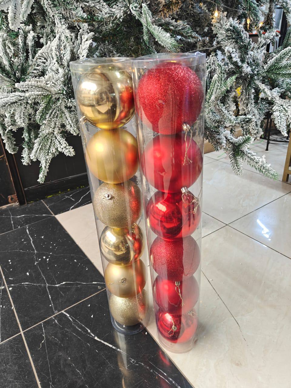 6pcs Christmas balls