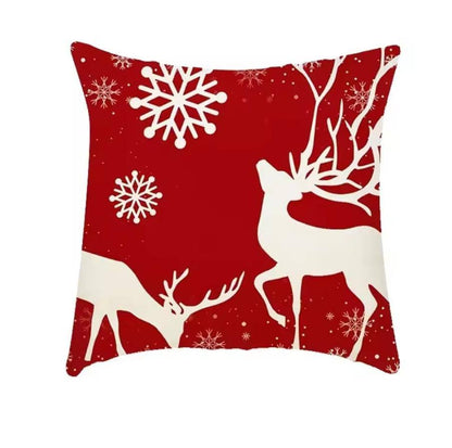 Christmas Pillow Covers (No Filler) for Christmas Decoration Throw Pillow Covers