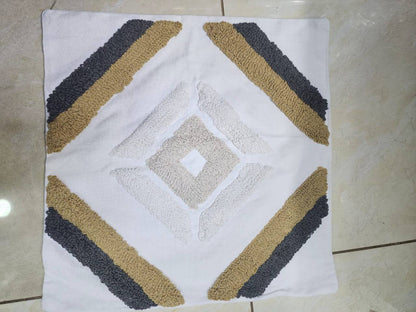 Boho throw pillow covers with tassels