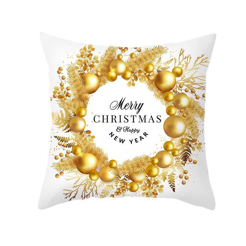 Christmas Pillow Covers (No Filler) for Christmas Decoration Throw Pillow Covers