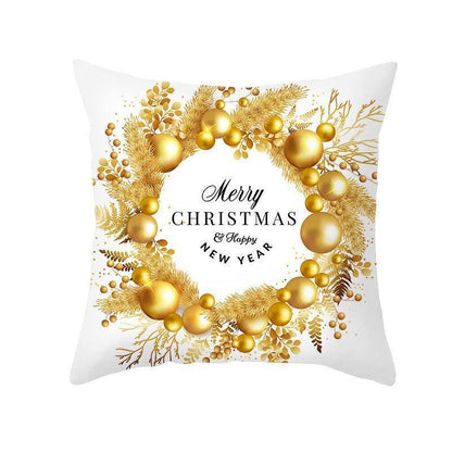 Christmas Pillow Covers (No Filler) for Christmas Decoration Throw Pillow Covers