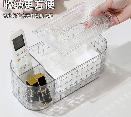 Automatic drop  tissue storage box