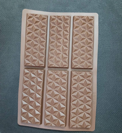 6 cell choc mold