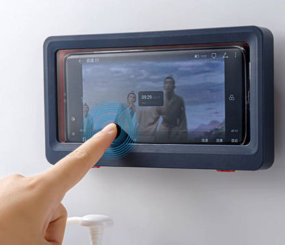 Magic box for phone in shower