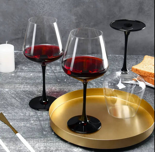 Elegant Burgundy Crystal Wine glass