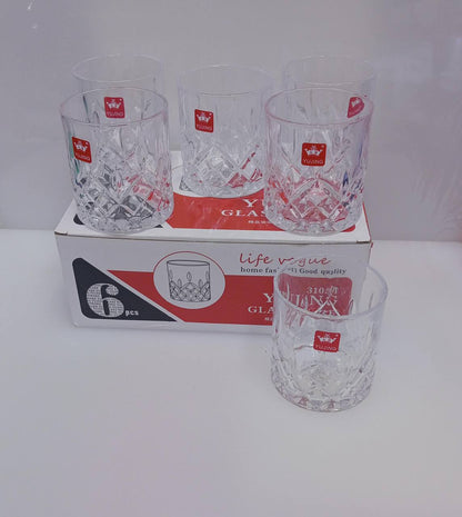 6pcs whiskey glasses set