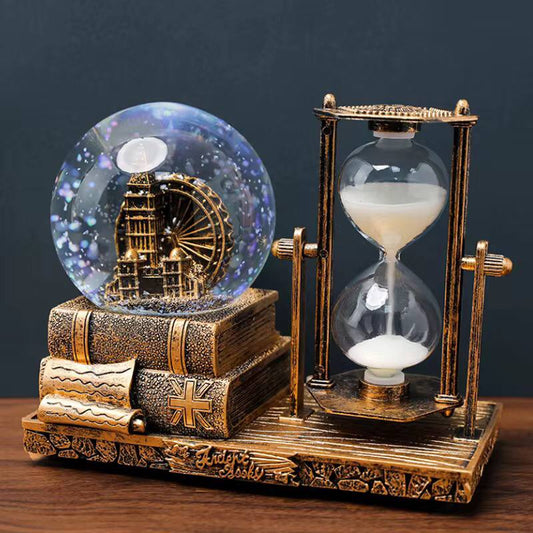 Vintage Ferris wheel Hour glass Decor