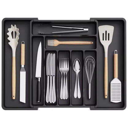 Expandable cutlery organiser