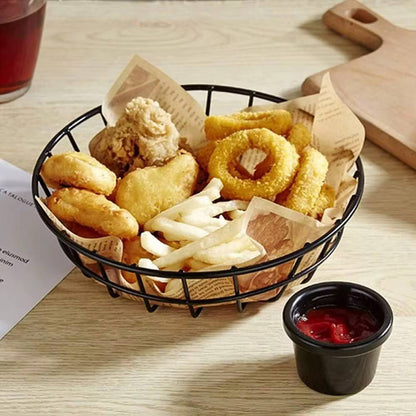 Fries Basket,french fries strainer/ holder for serving
