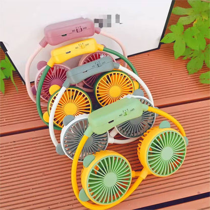 High quality  Cable Portable Neck Fan