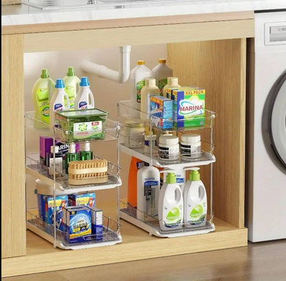3 layer Multifunctional storage rack