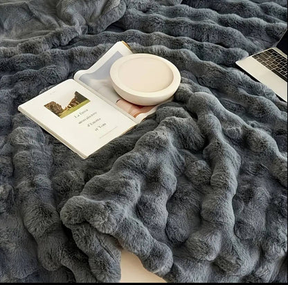 Premium quality Soft Bubble Winter Throw Blanket