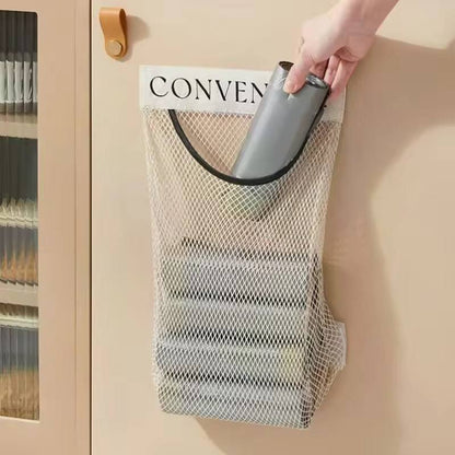 Mesh Hanging Storage Bags/Kitchen Garbage Bag Storage