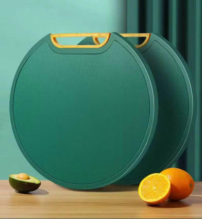 The divinext imex plastic round chopping board