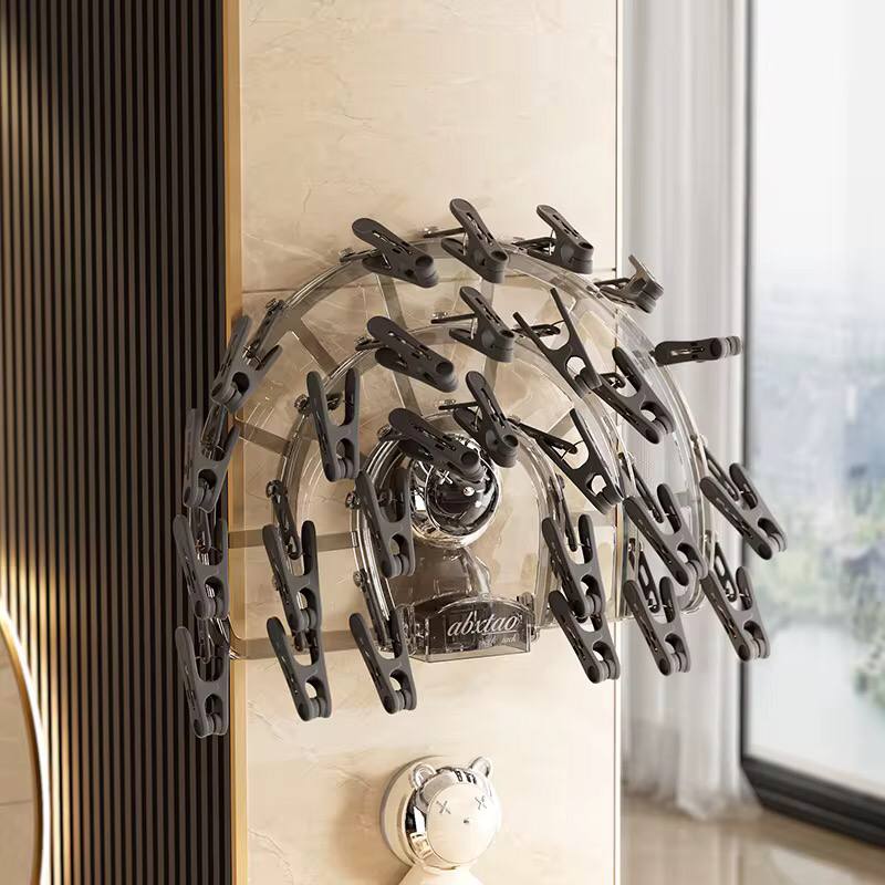Wall Mounted Clothes and Socks rack
Space Saving Design