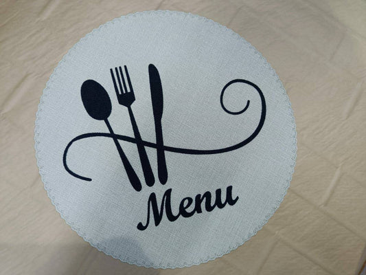 Round table mats 6pc set