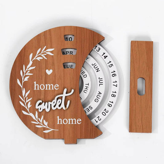 Creative manual rotating calendar