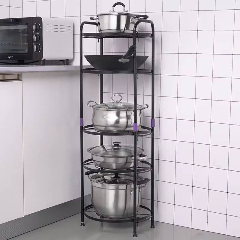 Premium quality 5 tier pot rack holder